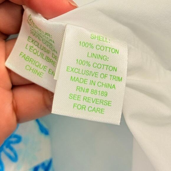 Lilly Pulitzer Pearl Lace‎ Shift Dress US 0 Resort Santorini Summer Spring - Picture 7 of 8